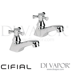 Cifial 32990MW.U Brookhaven Cross Pair Pillar Basin Taps Spare Parts